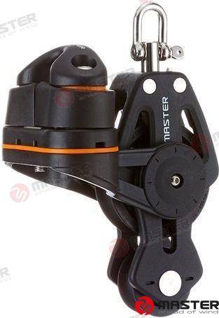 60mm single fiddle/ swivel shackle block