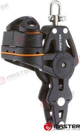 60mm single fiddle/ becket/ swivel shackle block