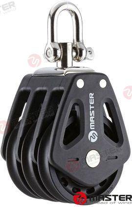 90mm triple/swivel shackle block