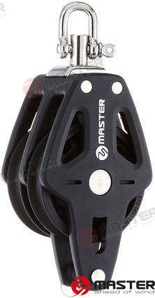 35mm double/becket/swivel shackle block