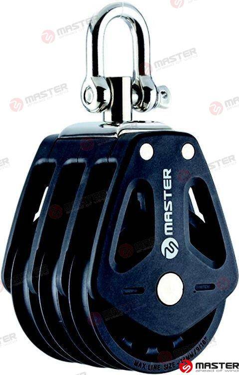 72 mm trīskāršais/šūpuļveida važas bloks