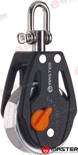 40 mm sprūdrata / viena bloka / šarnīrveida skava