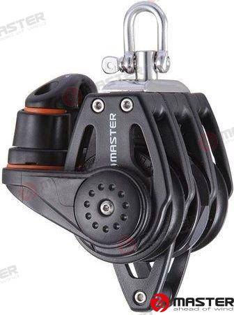 40 mm sprūdrats / trīskāršais / bāksetes bloks / šarnīrs