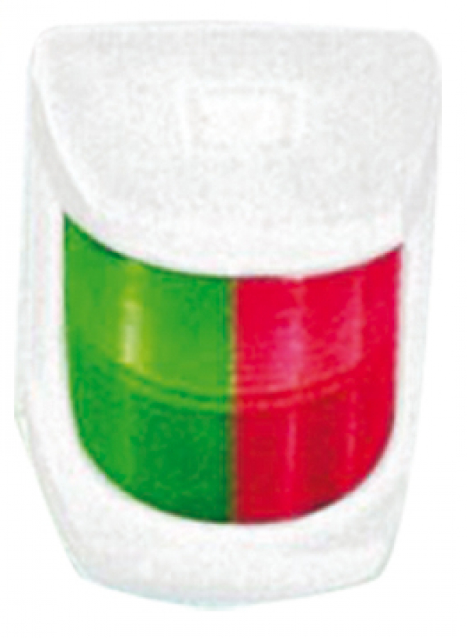 NAVIGATION LIGHT UP TO 12 METERS  225° bicolour  12V 10W H70mm