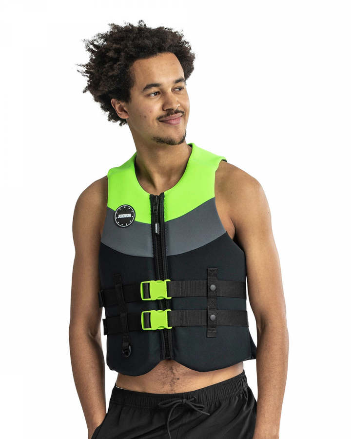 JOBE NEOPRENE LIFE VEST MEN LIME GREEN 50N - Size 3XL+