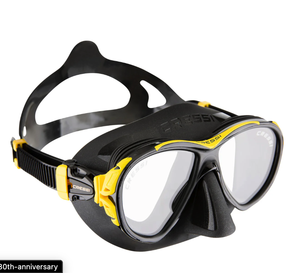 Niršanas Maska NAXO Black /Yellow ANTI-FOG tehnoloģija pasargā no aizsvīšanas