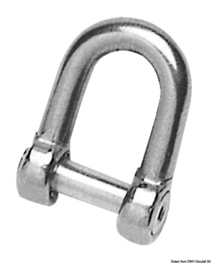 anchor shackle U-type AISI 316 6 mm