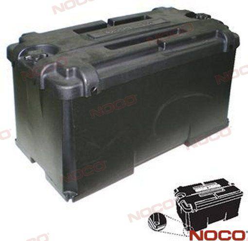 8d battery box black