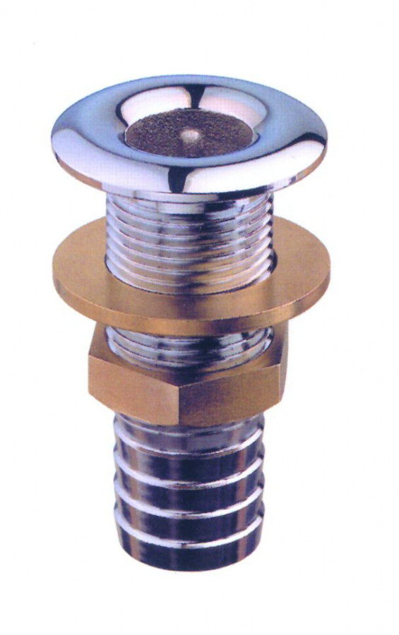 Noteka - ieeja Ø25mm - hromēts misiņš