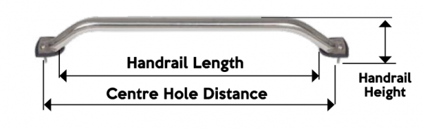 handrails 305 x 229 x 67 mm