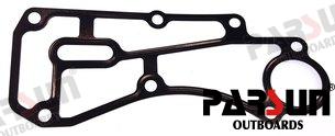 Gasket for engine base 15HP 4T OEM: Mercruiser: 27-834952, 27-834952002, 834952, 834952002; Parsun: F15-07010018; Yamaha: 66M-41114-01