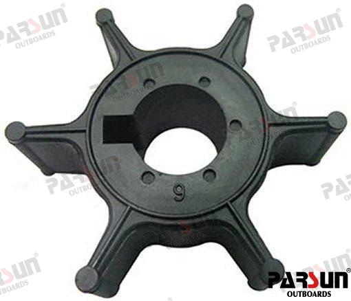 Water pump Impeller Parsun 2.6Hp Yamaha F2.5; OEM: Parsun: F2.6-03000100; Yamaha: 6L5-44352-00, 6L54435200