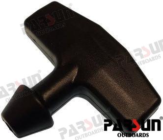 Starter handle OEM: Parsun: F4-04130101; Yamaha: 6G1-15755-00, 6G11575500; Tohatsu: 3AA-05019-0
