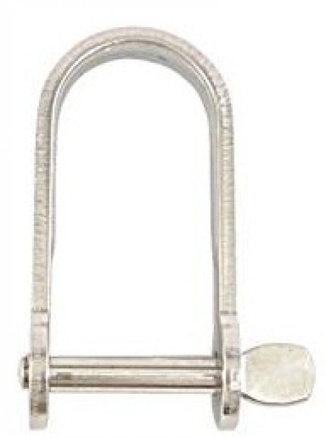 Flat shackles AISI316 d.6mm 2 pcs. Li- 23mm, Bi- 16mm, S- 2.5mm, 1400kg