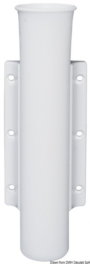 Wall mounted fishing rod - white Ø 41mm L- 233mm