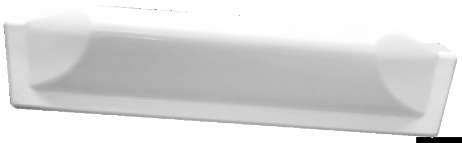 Dock protector - white - A- 8.5cm, B- 7.4cm, C-12cm, D- 3.9cm L - 43cm