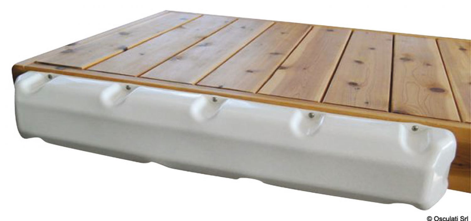 Piestātnes aizsargs - balts  L- 96cm Sķērsgriezums  15x10 cm