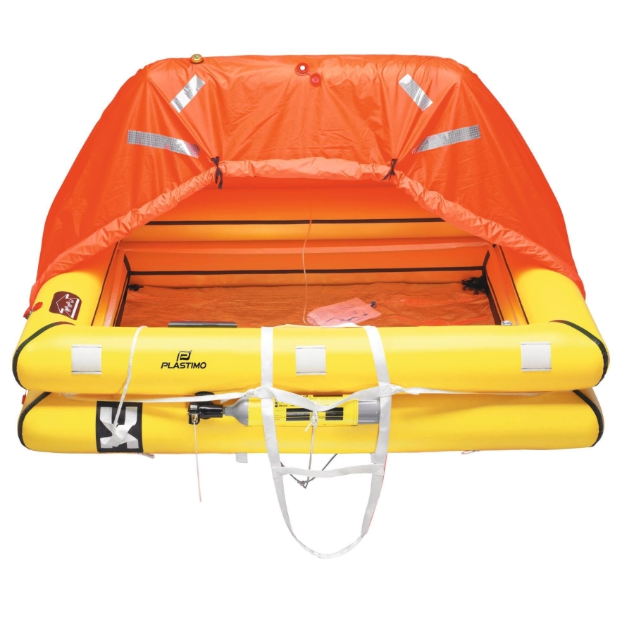 Liferaft Transocean Canister 6P 6-person T1 - Standard Survival Pack - ISO 9650-1