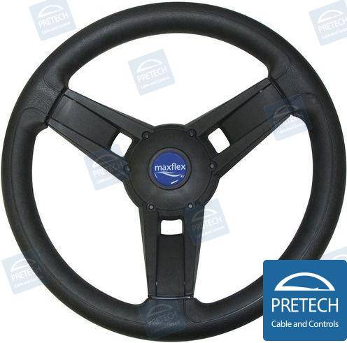 sterring wheel oxnard black overmolded - d.350mm