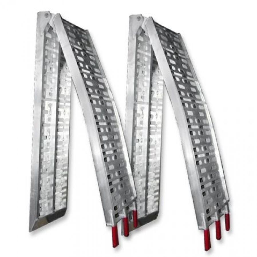 SHARK ATV, MOTO ALUMINUM RAMPS (2PCS) LOAD CAPACITY MAX. 680 KG Lenght 2,25m