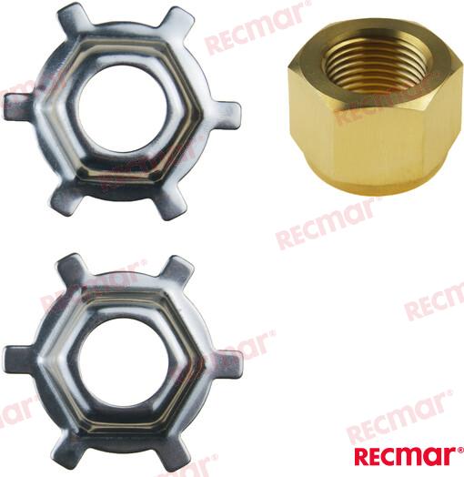 lock nut for OEM: Mercruiser: 11- 52707Q 1, 11-52707, 11-52707A1, 11-52707Q1, 11-826711, 11-827614, 11-827614Q, 52707Q1, 52707T1