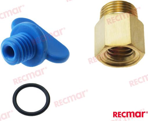 Сливная пробка коллектора OEM: Mercruiser: 22-806608A1, 22-862557, 22-8M0119211, 806608A02, 806608Q01, 8M0119211; Volvo: 3850802
