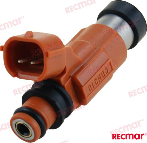 Injector OEM: OMC: 5033708; Suzuki: 15710-65D00, 15710-65D00-000; Yamaha: 68V-13761-00-00, 68V-8A360-00-00