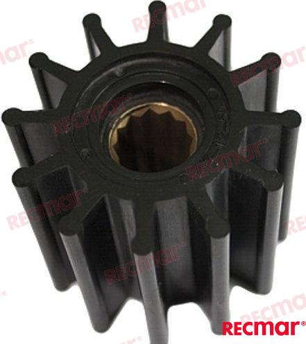 Water Pump Rotor OEM: Volvo: 876120; Jabsco: 18777-0001-P