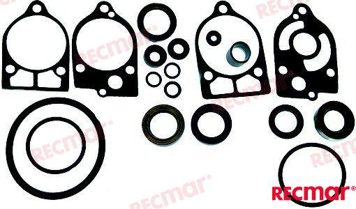 Gearcase oil seal kit Mercury 35-70HP OEM: Mercruiser: 26-79831A1, 79831A1; OMC: 0508533, 0775425