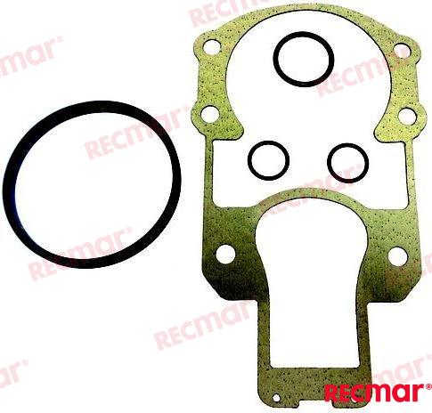 Gasket set for leg OEM: Mercruiser: 26-64818Q4, 27-64718A1, 27-64818Q4, 27-64818T4, 64818A20, 64818A4, 64818Q4, 64818T4; OMC: 0775534