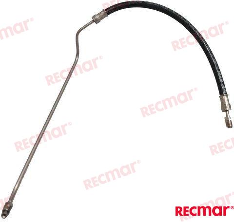 Длинный шланг обвязки гидравлики - правая сторона OEM: Mercruiser: 32-864960, 32-99902-1, 864960, 999021; OMC: 0508855, 0509392