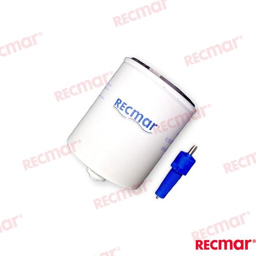 Fuel filter Mercury Mariner V6 EFI/DFI (1996+) OEM: Mercruiser: 184584, 184585, 18458A4, 18458Q04, 18458Q3, 18458Q4, 18458T3, 18458T4