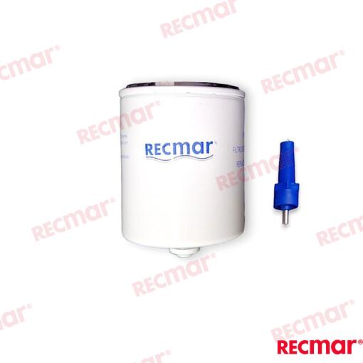Fuel filter Mercury Mariner V6 EFI/DFI (1996+) OEM: Mercruiser: 184584, 184585, 18458A4, 18458Q04, 18458Q3, 18458Q4, 18458T3, 18458T4