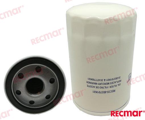 Масляный фильтр VERADO 200 225 250 275 OEM: Mercruiser: 35-877769K01, 35-877769Q01, 35-883701K01, 877769K01, 877769Q01, 883701K01