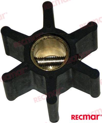 Water pump impeller OEM: Volvo: 21951342, 3586496, 833995, 875583; Nanni: 434013; Jabsco: 22405-0001, 22405-0001-P