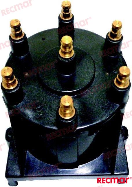Distributor Cap 4.3L V6 DELCO OEM: Volvo: 3854331; Mercruiser: 850484, 850484T, 850484T2, 898253010, 8M6001253; OMC: 3854331