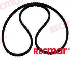 Ремень V-образный, OEM: Mercruiser: 27-93658Q, 57-45856, 57-49213A1, 57-93658Q, 93658Q; Volvo: 3858462; OMC: 0311046, 3858462