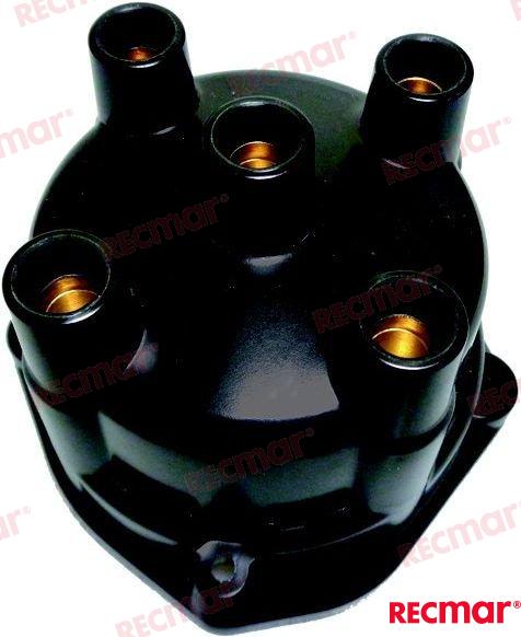 Крышка распределителя 4cil. OEM: Mercruiser: 393-9459Q1, 393-9459T1, 9459Q1, 9459T; OMC: 0380541, 0508907, 380541