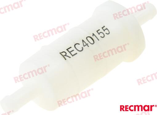 Degvielas filtrs universālais Ø8mm OEM: Mercruiser: 35-8162964, 35-816296K2, 35-816296Q2, 8162962, 816296B2, 816296K2, 816296Q1, 816296Q2