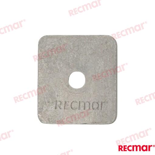 Zinc Anode OEM: Mercruiser: 8M0137344; Tohatsu: 3KY-60218-0; Honda: 41106-ZW9-000