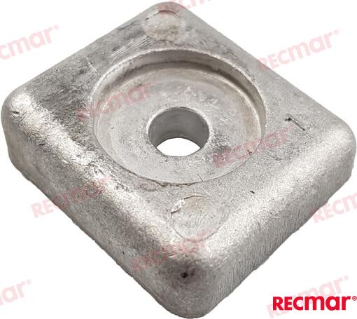 Aluminum anode OEM: Mercruiser: 8M0137344; Tohatsu: 3KY-60218-0; Honda: 41106-ZW9-000