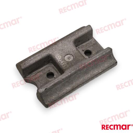 Aluminum anode OEM: OMC: 431708