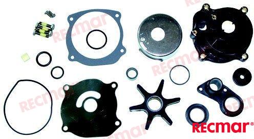 Water pump repair kit Johnson / Evinrude V4 V6 V8 1979-2006 OEM: Mercruiser: 802500, 802502, 802502A1, 879029, 8M6012791, 8M6012792