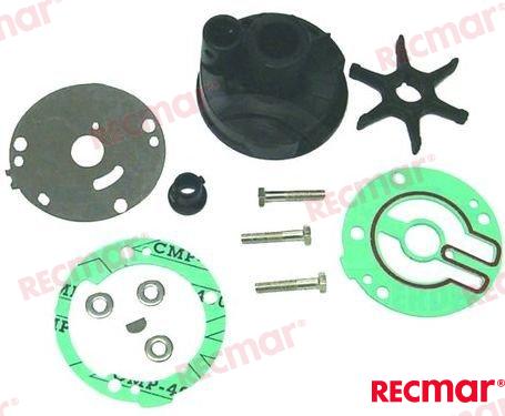 Water pump service kit for OEM: Mercruiser: 47-95611M, 81242M, 84829M, 95611M, 95661T, 97793M, 97793T; OMC: 0775476; Yamaha: 662-44352-01-00