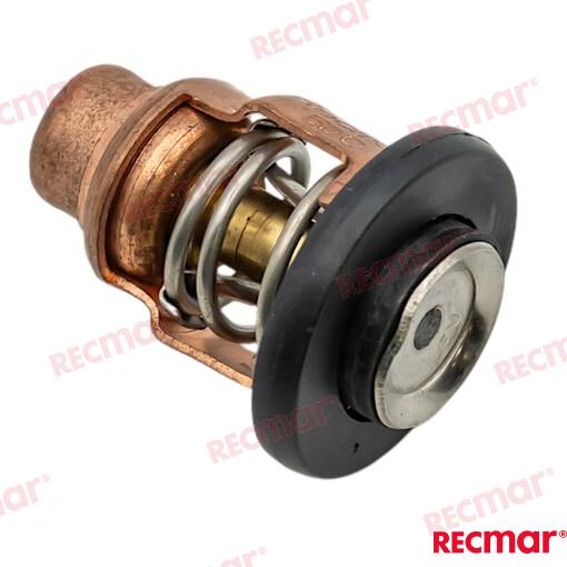 Thermostat for Yanmar, Yamaha, Honda, Tohatsu 50°C OEM: Yanmar: 688-12411-10; Yamaha: 688-12411-00, 688-12411-01, 688-12411-10, 688-12411-11
