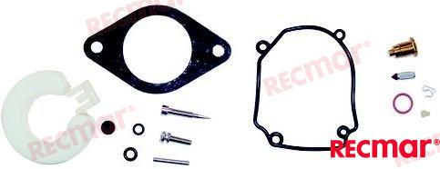 Carburetor Repair Kit OEM: Mercruiser: 84475M, 8M0175364, 8M6010311; Yamaha: 6H1-W0093-02-00, 6H1-W0093-11-00; Tohatsu: 346-87122-0