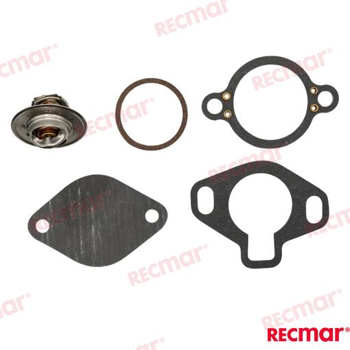 Комплект термостата MerCruiser GM V6 & V8 71ºC OEM: Mercruiser: 807252Q5, 807252T5, 807252T8