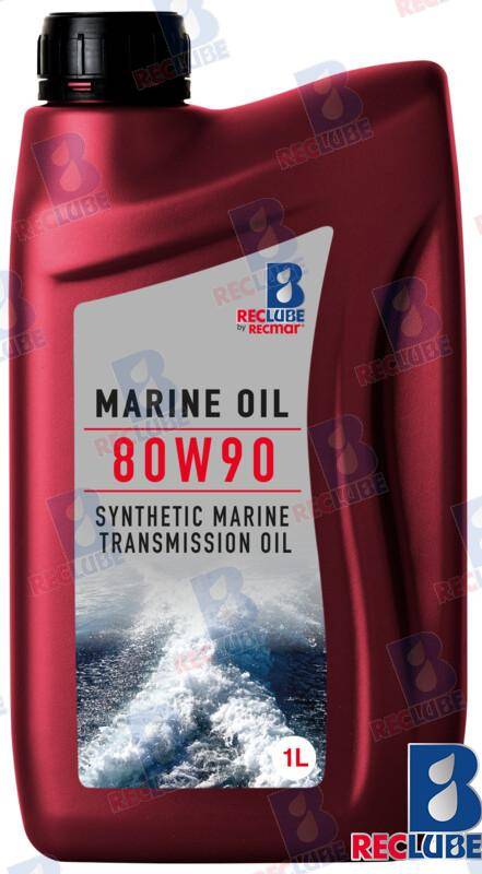 synthetic marine oil for transmission 80w90 green api gl5 1l x6pcs