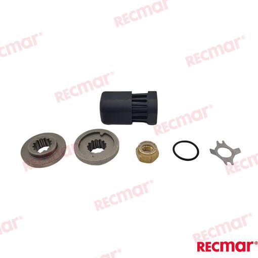 Propeller hub kit for Mercury 40-60Hp - replaces Flo-Torq Reflex OEM: Mercruiser: 835257K12