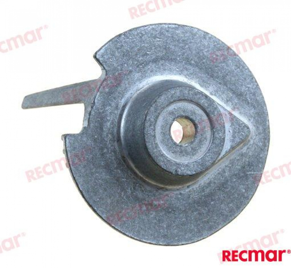 Anode zinc OEM: Mercruiser: 853762, 8537621; Honda: 3C8-60217-0, 3C8-60217-0M, 3C8-60217-1, 3C8-60217-1M; Tohatsu: 853762